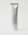 silver squeeze bottle of tinted sunscreen