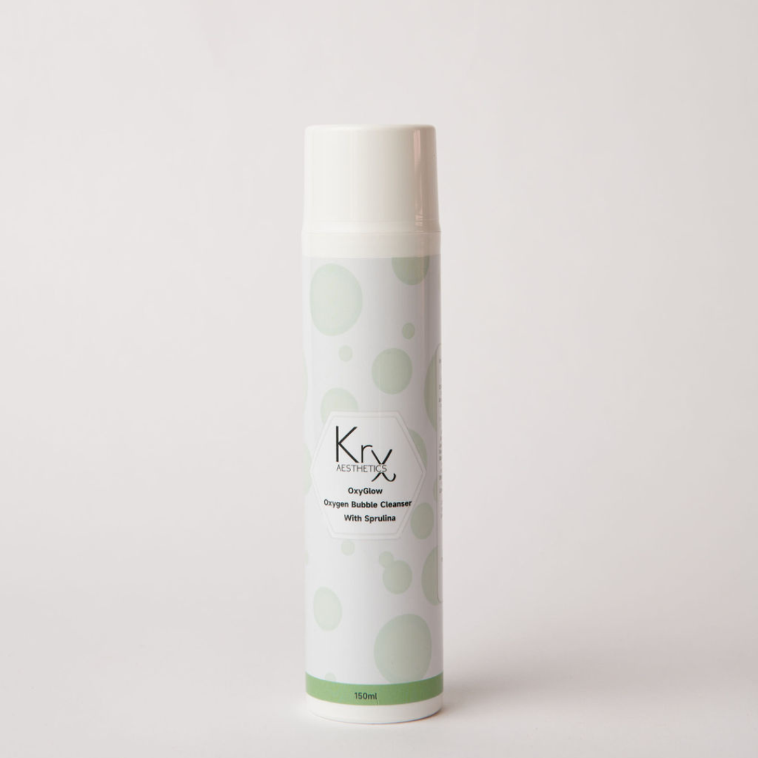 KrX OxyGlow Spirulina Bubble Cleanser | Kin Aesthetics