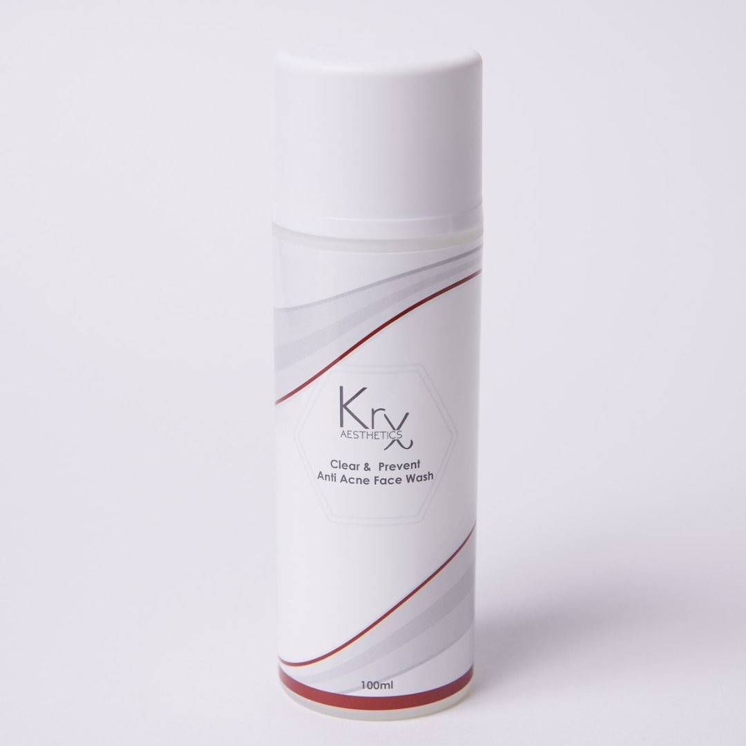 KrX Clear + Prevent Anti Acne Face Wash - by Kin Aesthetics