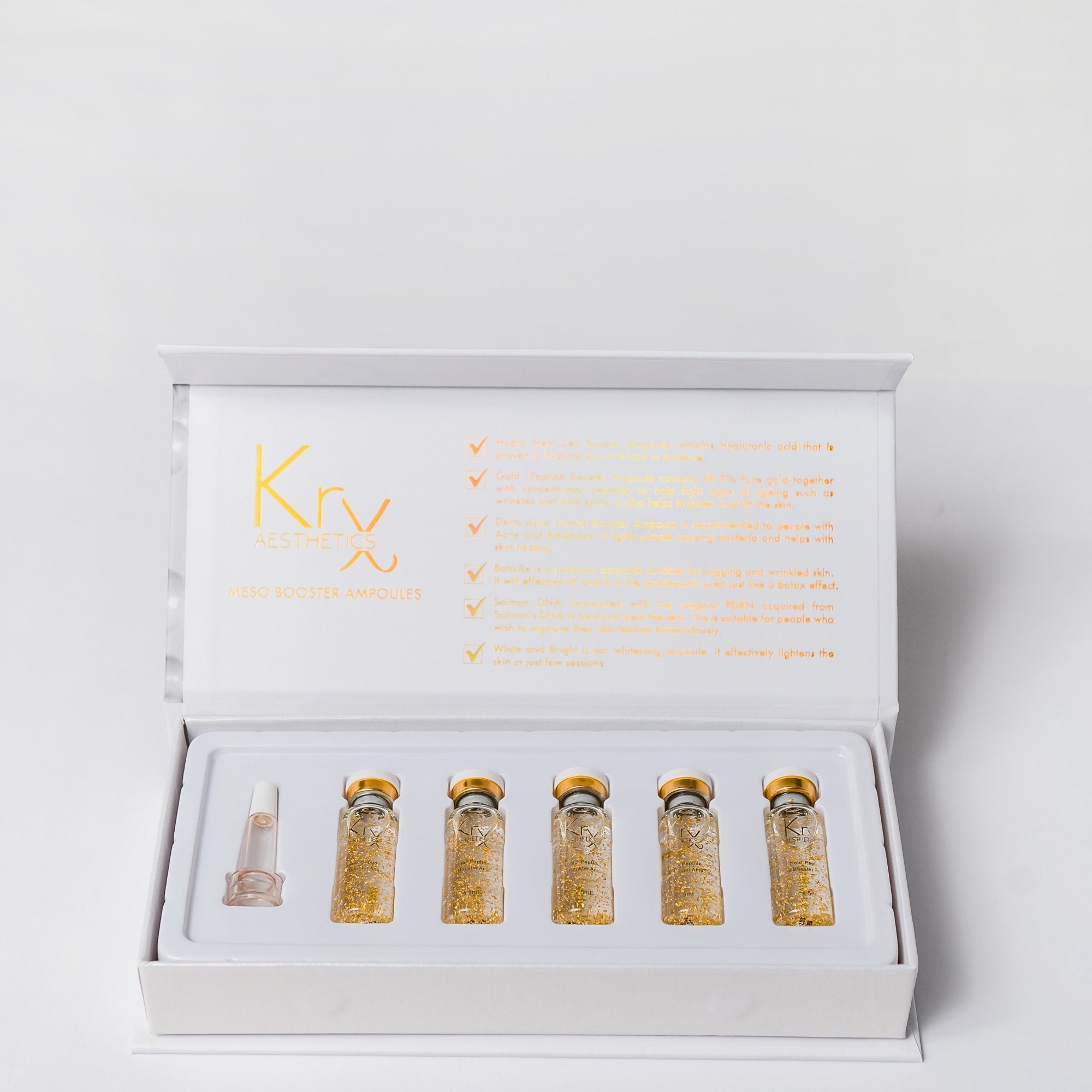 KrX Gold Peptide Booster Ampoule - by Kin Aesthetics 