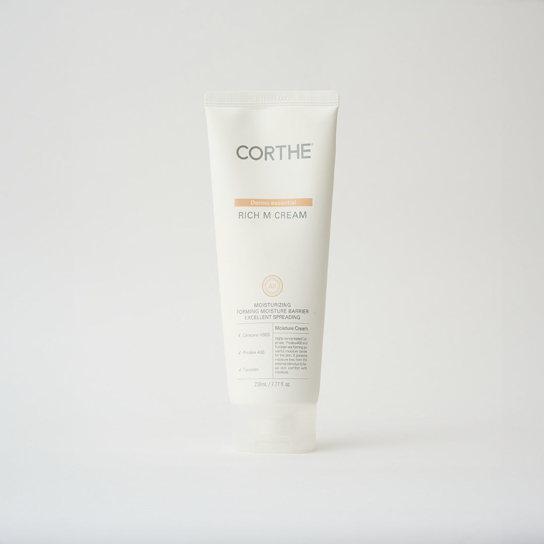 facial cream in white packaging