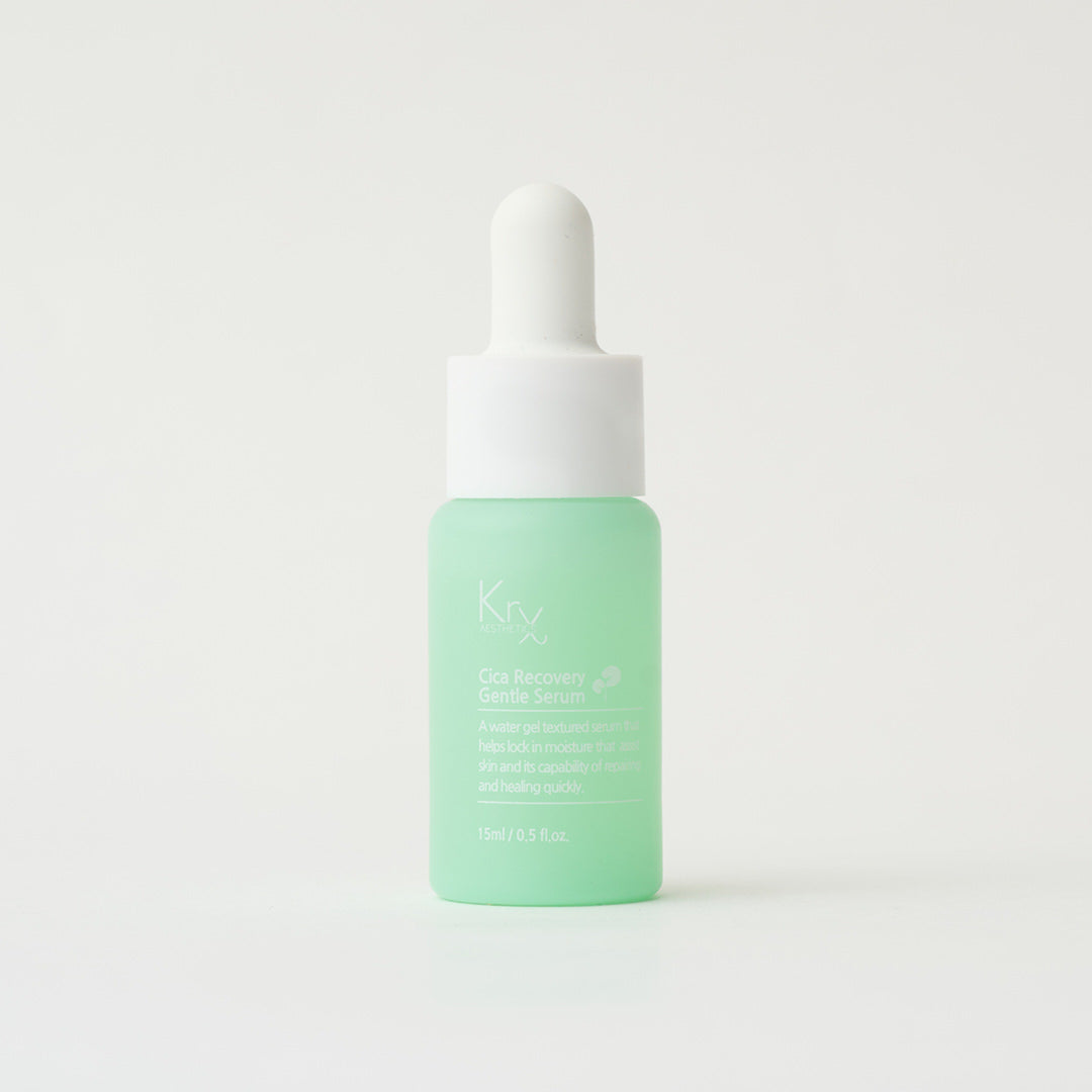 small green dropper bottle of face serum
