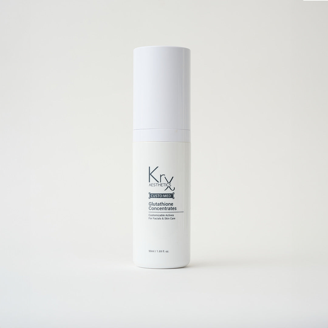 white bottle of skincare