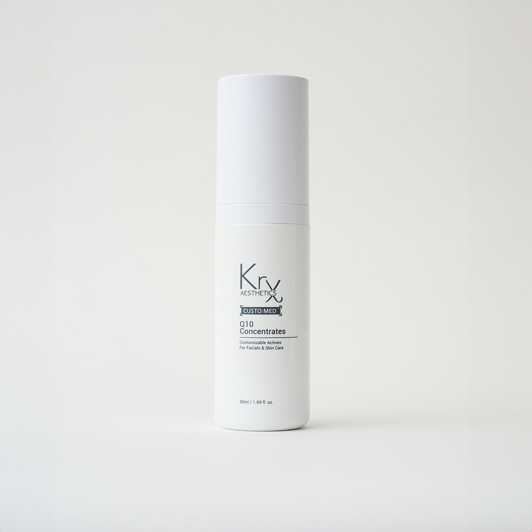 white bottle of skincare