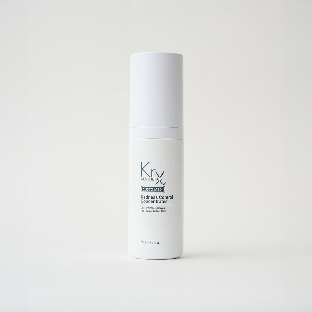 white bottle of skincare