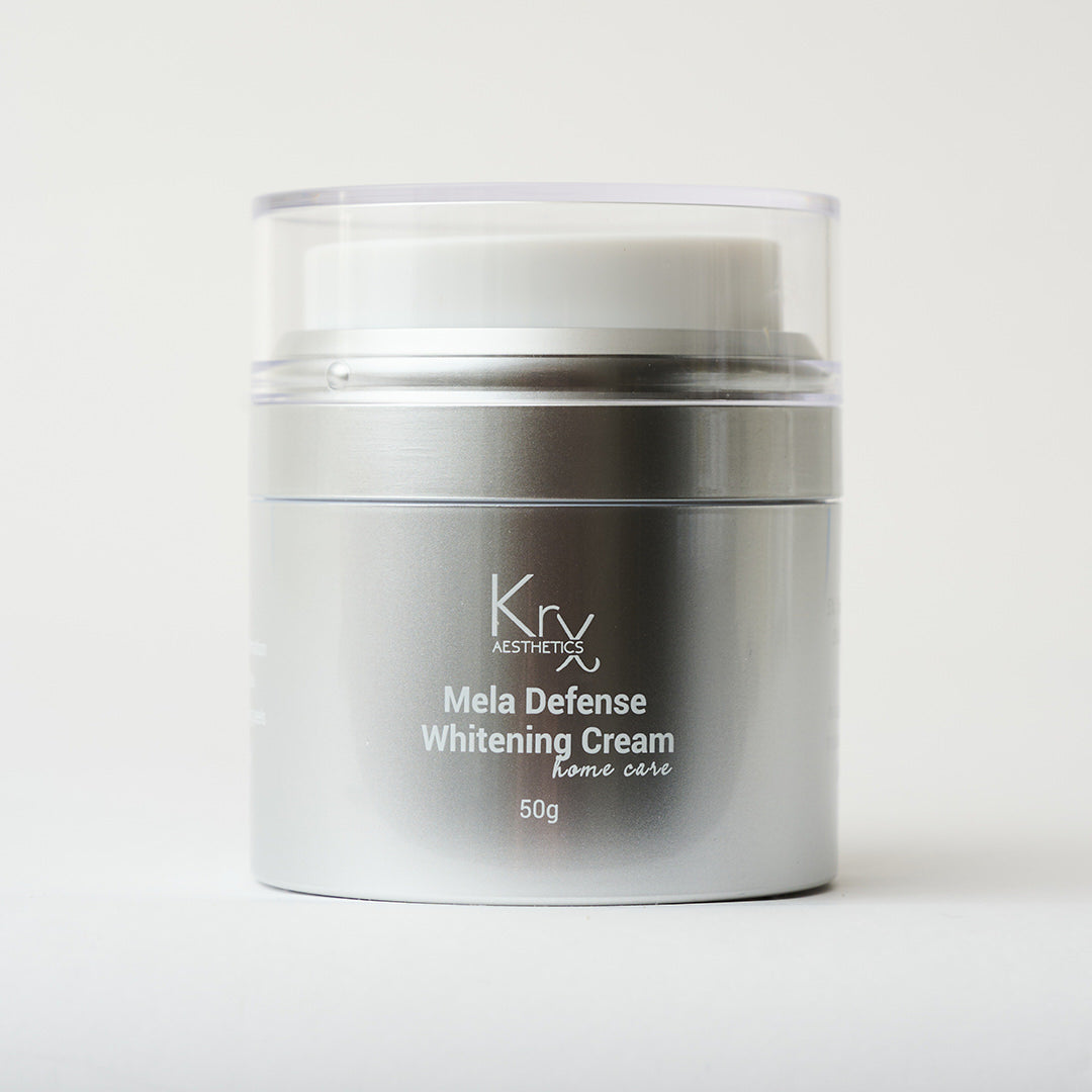 silver container of skincare