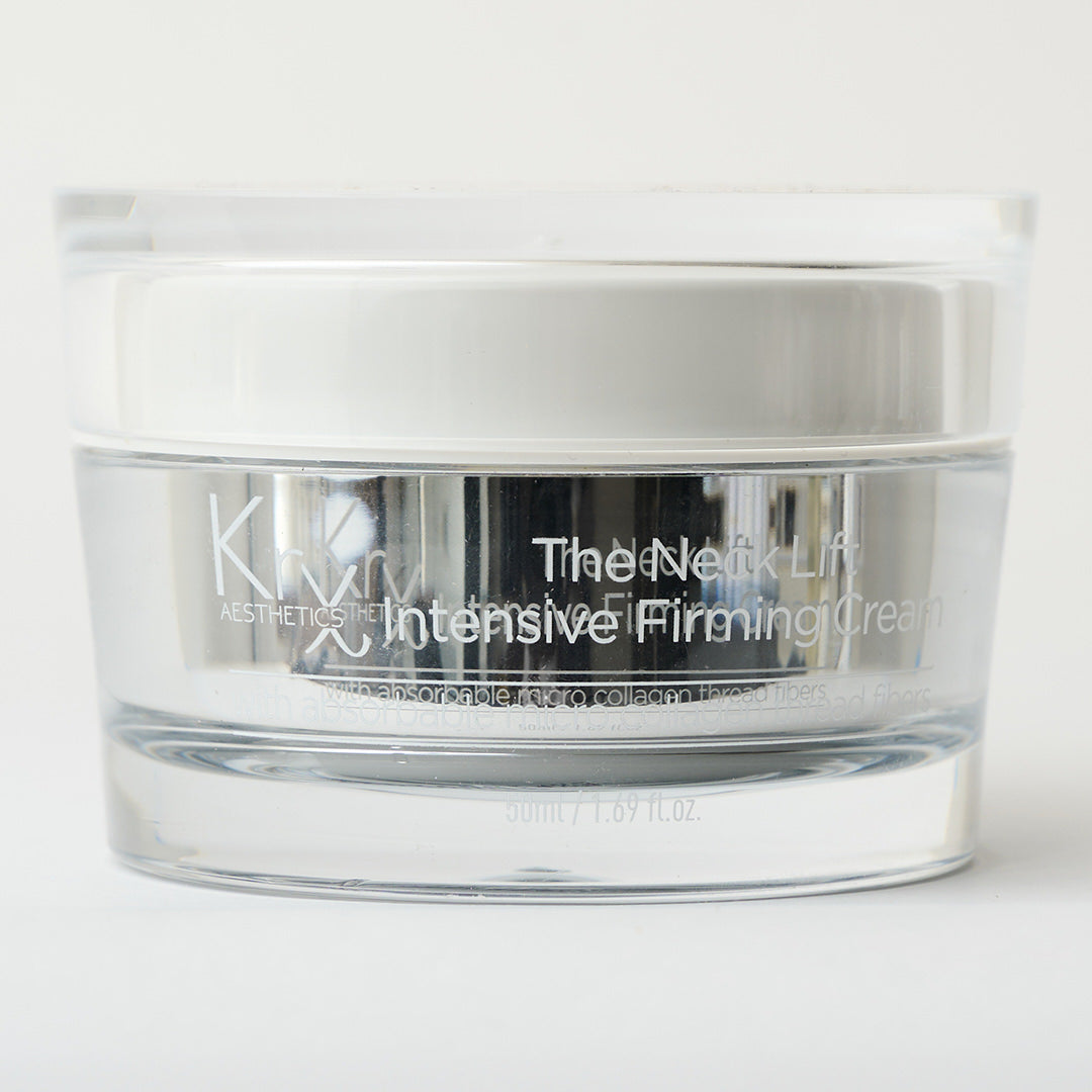 silver container of face lift cream