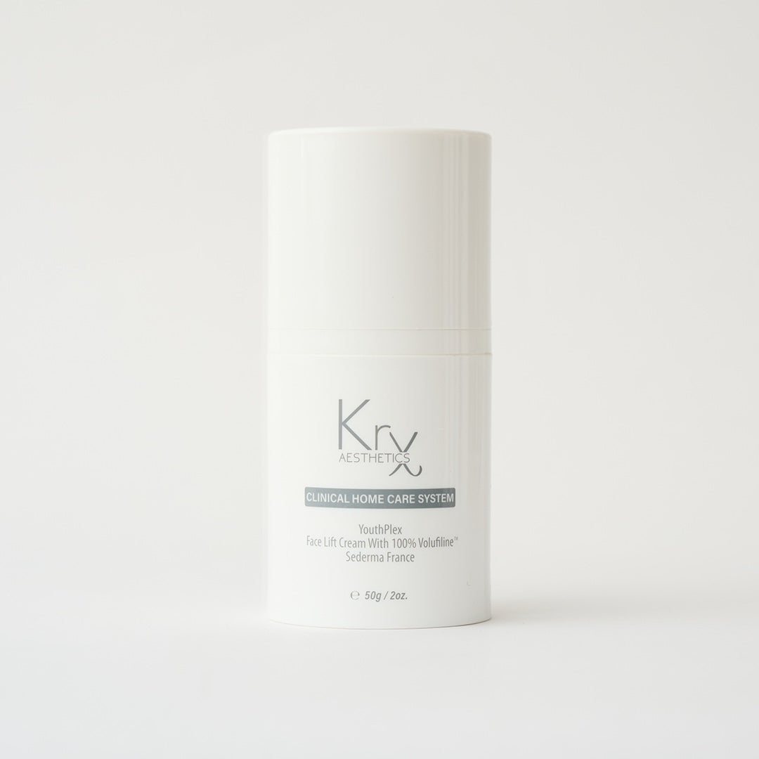 white bottle of face lift cream