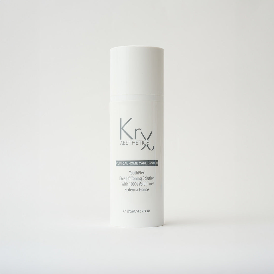 white bottle of face lift toner