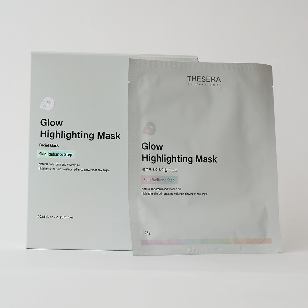 skincare sheet masks in a white packaging
