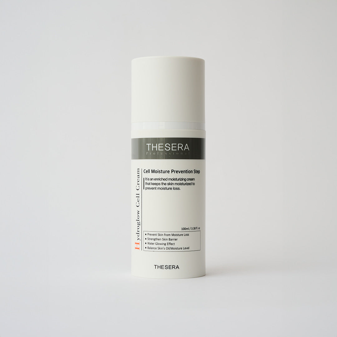 white bottle of skincare