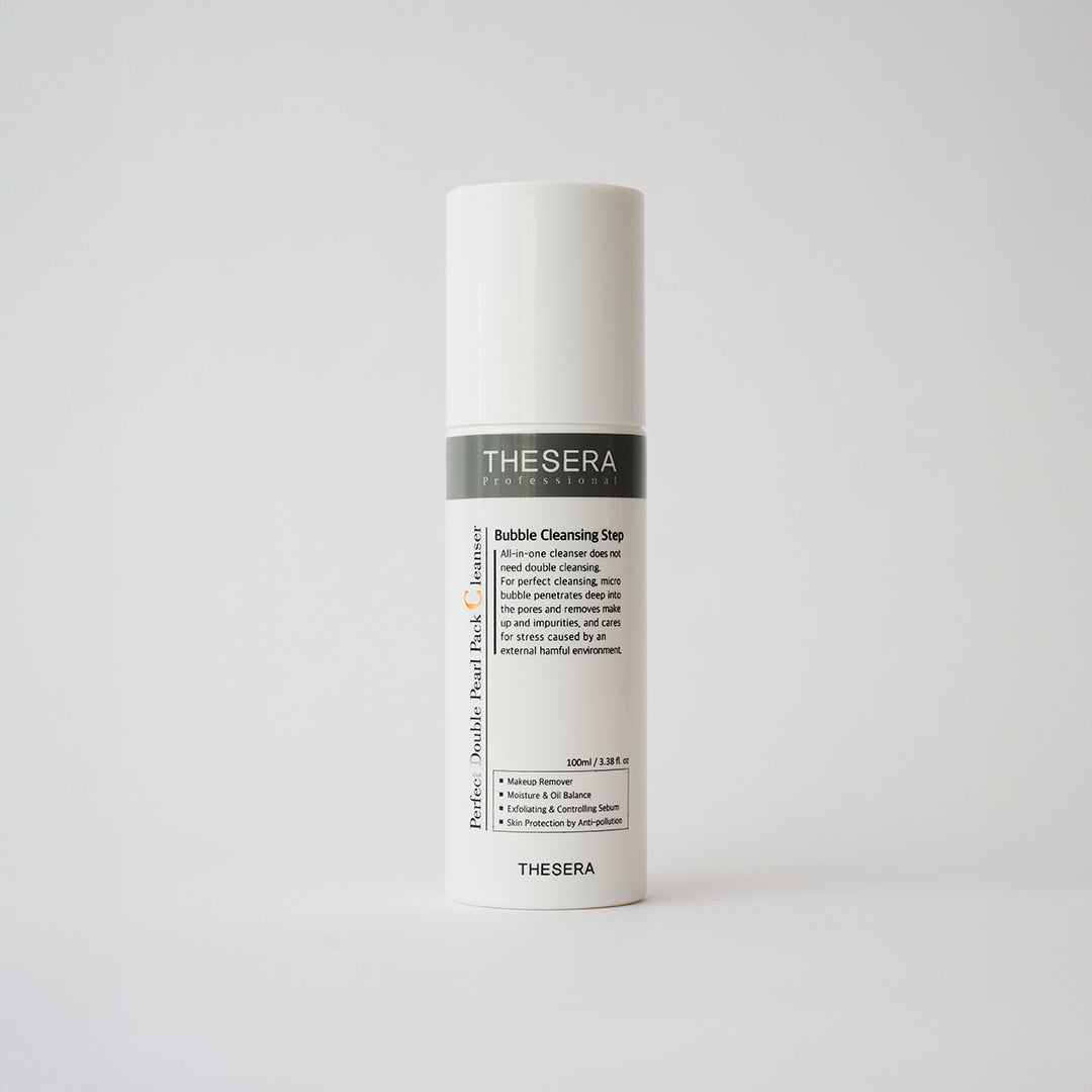 white bottle of skincare