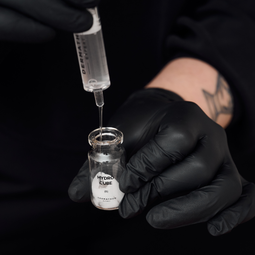 squeezing activator into a hydrocube 