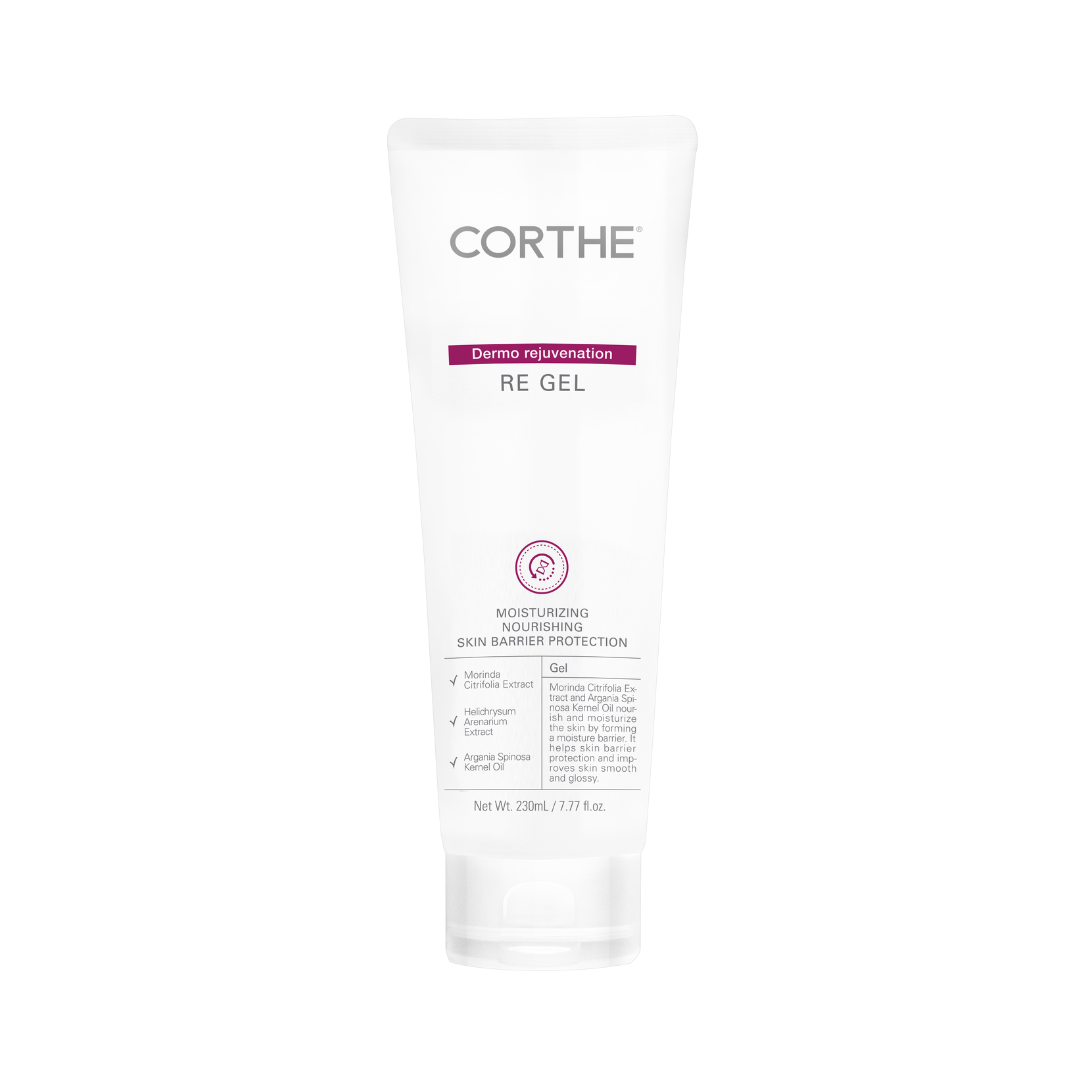 hydrating cream in a white squeeze bottle
