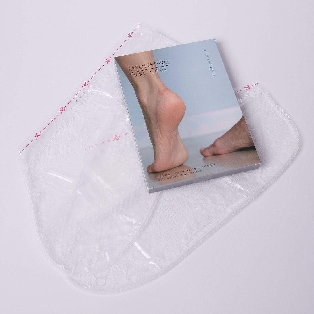 Exfoliating foot online peel